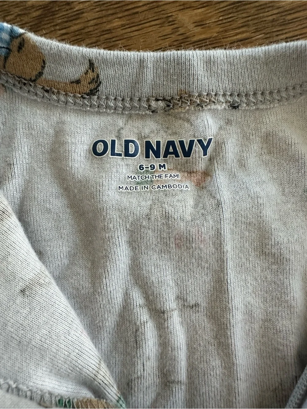 Old Navy easter animals Baby One-Piece Footed Pajamas
